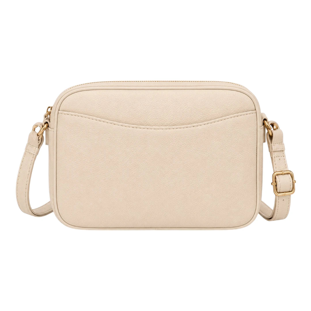 Robiy Elegant Crossbody Bag - Classic Beige Shoulder Handbag for Women